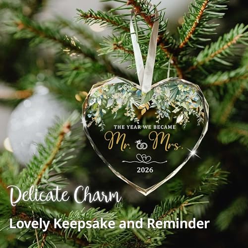 Mr & Mrs Ornament 2026 Wedding Gift for Newlyweds - Nestura 1.1