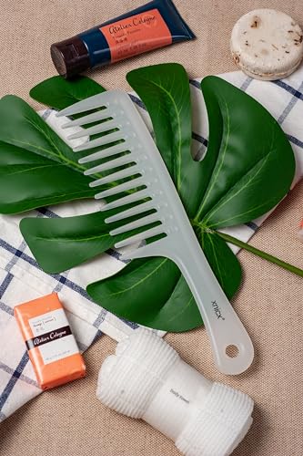 xnicx 3 Pack Wide Tooth Comb Set for Curly, Wet & Dry Hair Detangling