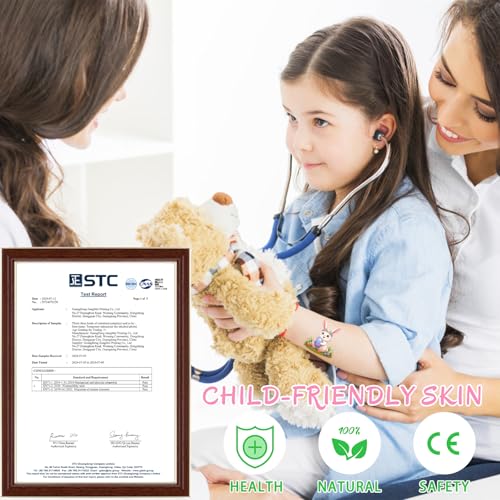 AIRNOGO Easter Temporary Tattoos for Kids 60 Pcs Basket Stuffers