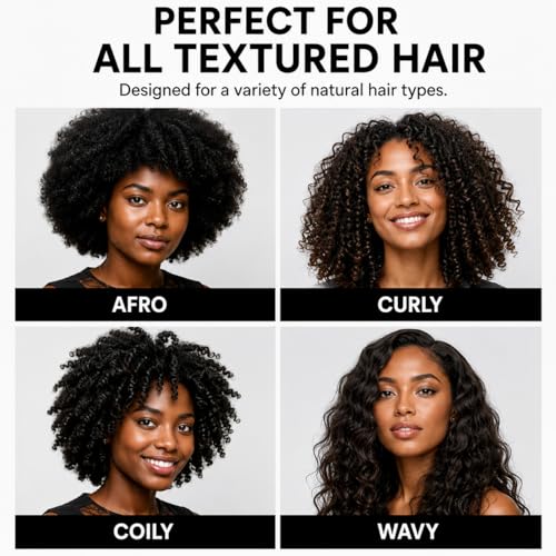 LUXXII 3 Pack Afro Pick Hair Comb 7 Inch Lift Comb for Curly Hair