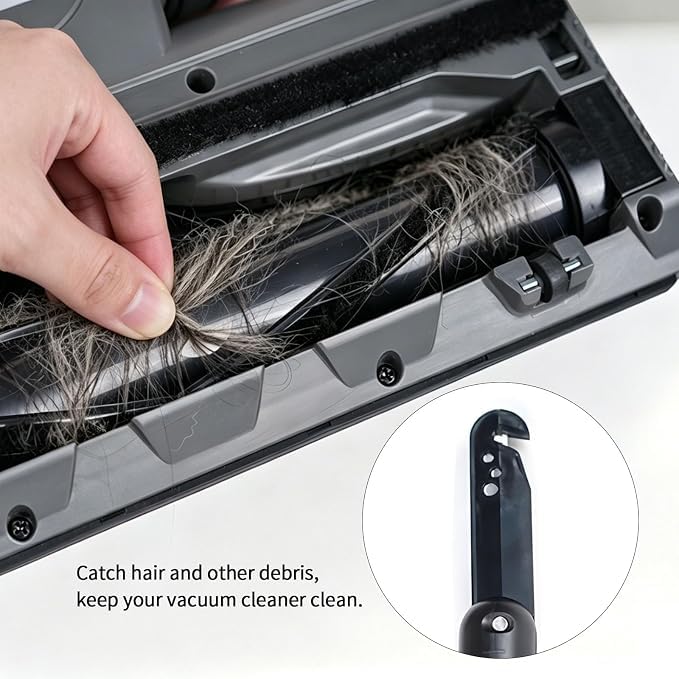 2 Pack Vacuum Cleaner Brush Set for Pet Hair & Debris Removal