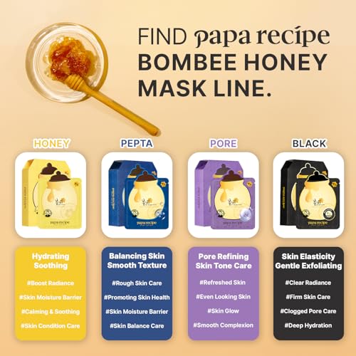 Papa Recipe Bombee Honey Mask Pack 25g - Hydrating Sheet Mask