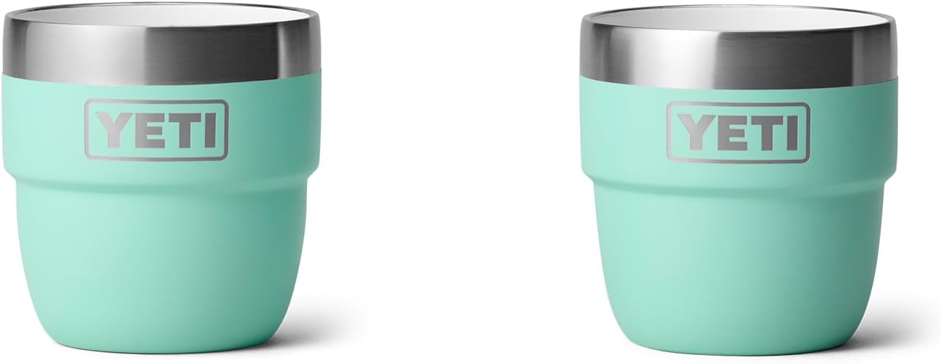YETI Rambler 4 oz Stackable Espresso Cups - Stainless Steel, Vacuum Insulated, 2 Pack