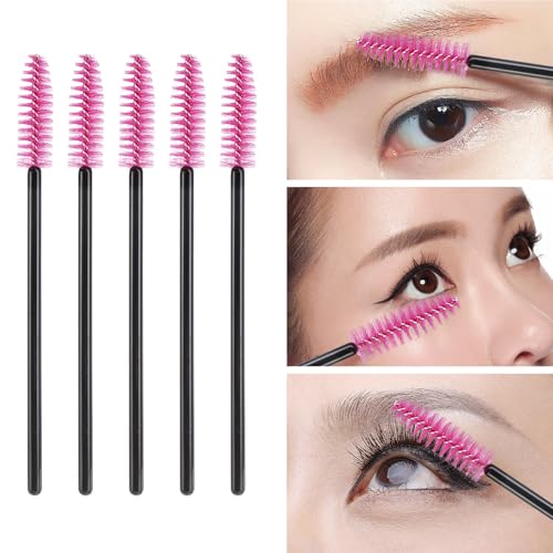 Tbestmax 200 Pcs Disposable Mascara Wands & Eyelash Spoolie Brushes
