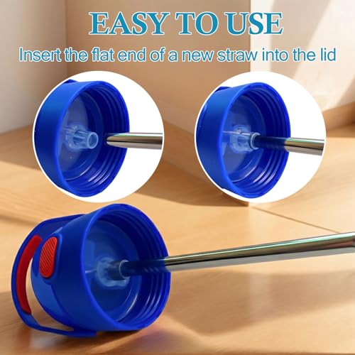 Reusable Metal Straws for Thermos Funtainer 12 oz Bottle