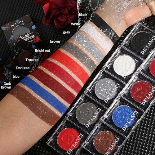 ecofavor Single Green Eyeshadow Palette with Applicator Matte Waterproof