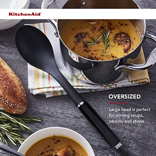 KitchenAid Classic Nylon Basting Spoon - Heat Resistant, Non-Stick Safe