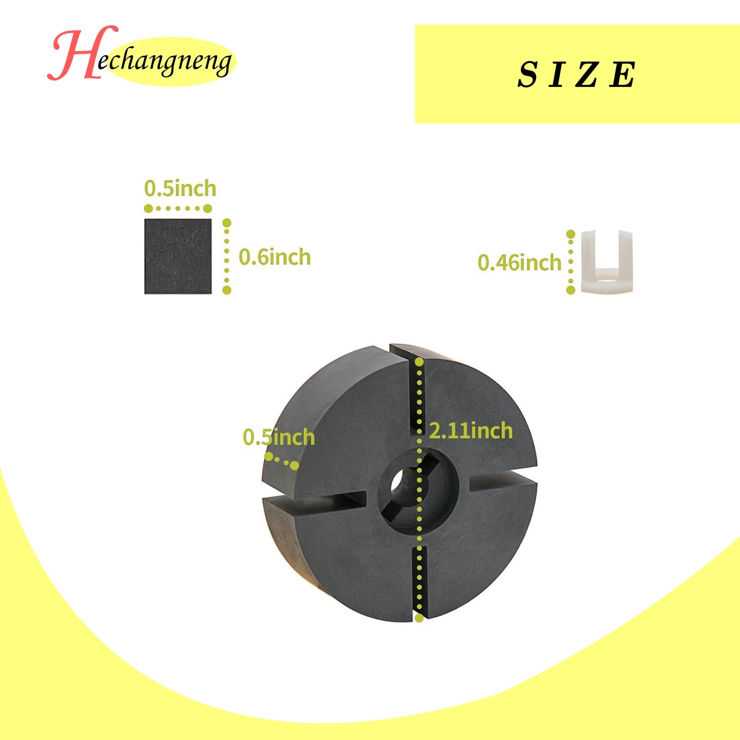 HA3004 PP204 1/2" Rotor Kit,Space Heater Replacement Parts,for De-sa, Re-ddy, Ma-ster He-ater #70-022-0100 SP-KFA1000, 68-3043