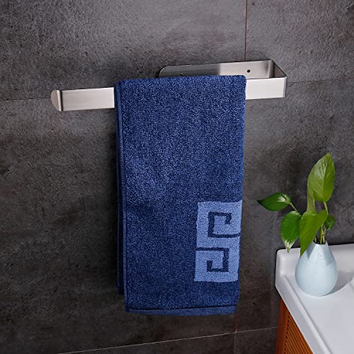 Silver Self-Adhesive Paper Towel Holder - Stainless Steel Under Cabinet Mount