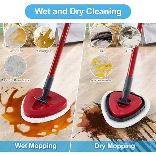 10-Pack Mop Replacement Pads for Ocedar EasyWring & RinseClean