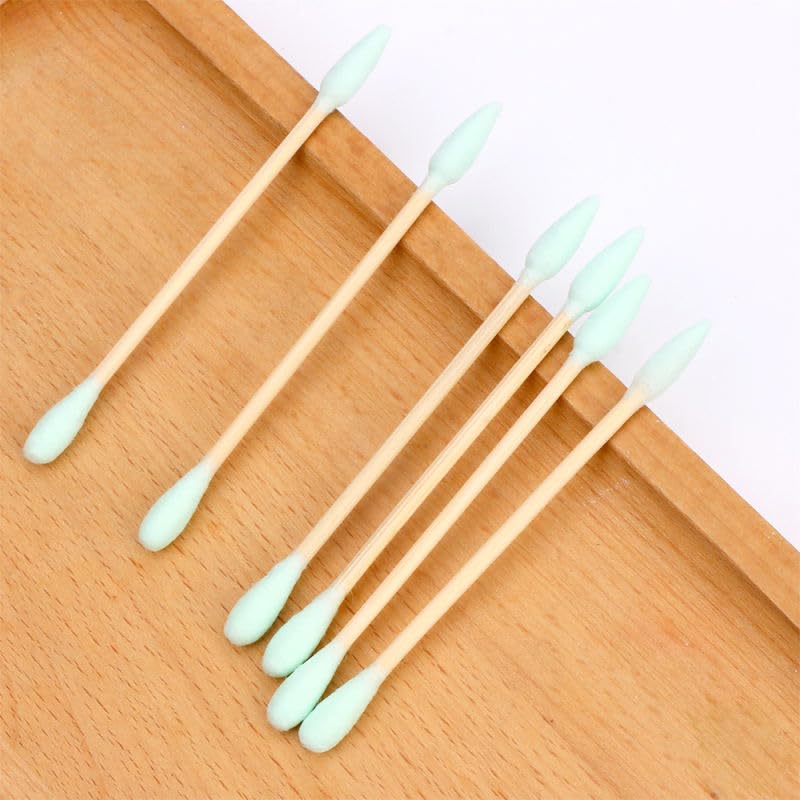 Eco-Friendly Bamboo Cotton Swabs Organic Double-Ended Buds