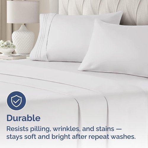 King Pillow Cases by [Brand Name] - Ultra Soft Hotel Quality Covers | Comfy, Wrinkle-Free & Fade Resistant - 2 Piece Set in French Grey