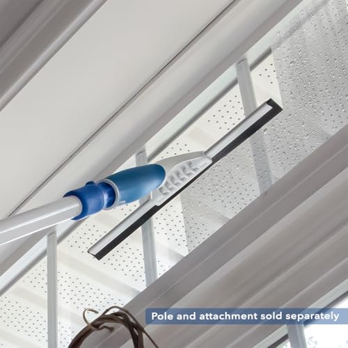 Unger 12” Glass & Surface Squeegee – Professional Rubber Blade Tool