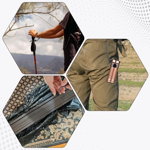 4 Pcs Climbing Stick Holder, Black Backpack Hiking Pole Ropes, Adjustable Bungee Rope, Fixing Buckle Elastic Rope, Hiking Trekking Pole Backpack Bungee Straps for Walking Outdoor Mountaineering