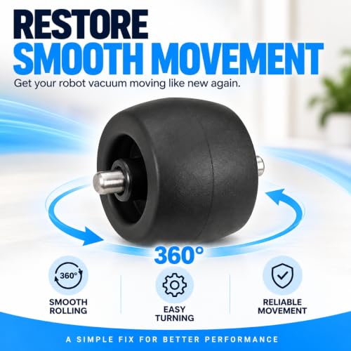 Replacement Front Wheel for Shark Robot Vacuum RV700 & RV750 Series