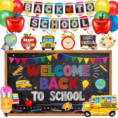 Complete Back to School Decorations Set - Classroom Party Supplies