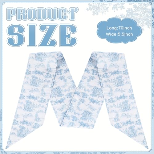 Blue Newborn Swaddle Bowknot Sash - Soft Cotton Photography Prop
