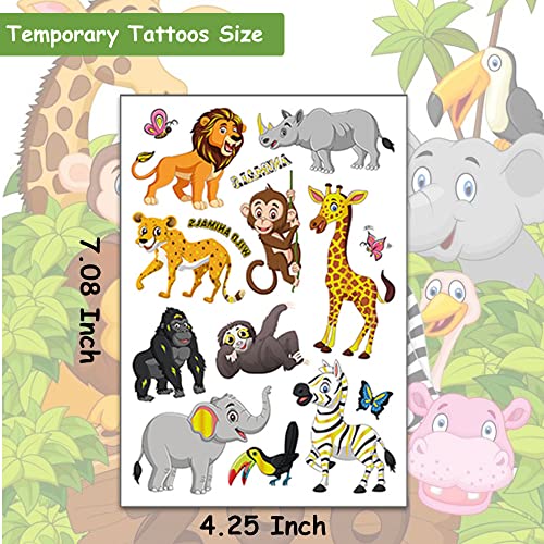 Glitter Animal Temporary Tattoos for Kids Party Favors 50 Styles