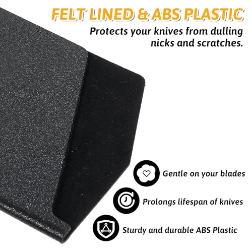 ABS Cleaver Edge Guard - 7.5” Knife Protector Sleeve for Kitchen Knives
