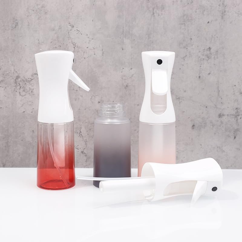 ZALUJMUS Continuous Spray Bottle 200ml Ultra Fine Mist Sprayer for Hair