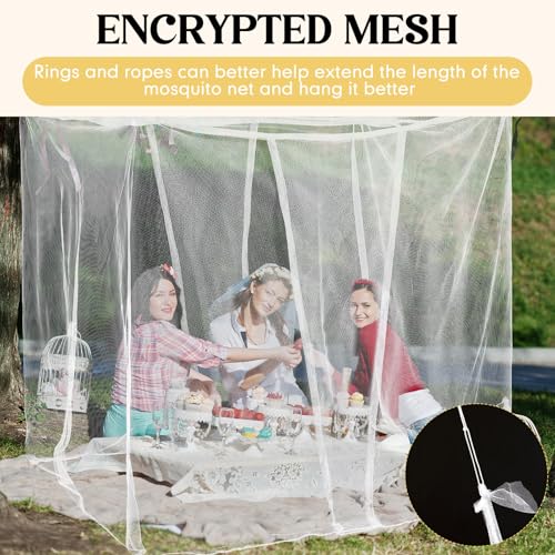 Peryiter Mosquito Net for Full, Queen & King Size Beds, Outdoor & Indoor Bed Canopy