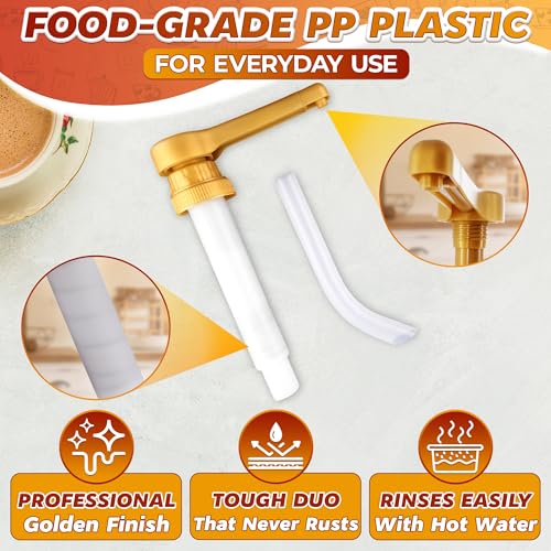 Universal 0.5oz Sauce Pump Dispenser for Torani & DaVinci Bottles