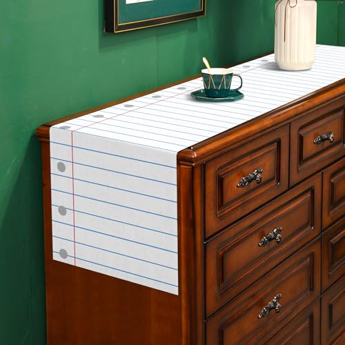 Composition Notebook Table Runner for Teacher Appreciation - 13x72in