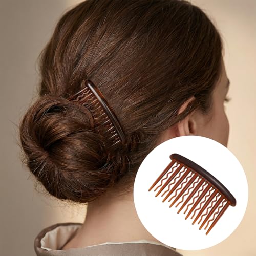 16-Piece Plastic Hair Side Combs Twist Decorative Hair Clip Set