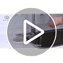 Grey Round Marble Soap Tray - Small Ceramic Dish for Jewelry & Keys