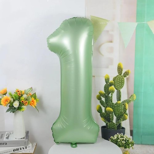 Balloon Numbers | 40 Inch Olive Green 5 Balloons for 5th Birthday & Wedding Decor