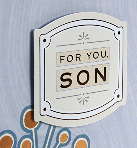 Hallmark Birthday Card for Son - For You, Son - Flowers Design with Gems