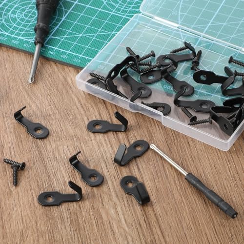 Zelphvt 21 Pack Stainless Steel Wall Hooks with Screws for Kitchen Bathroom Entryway