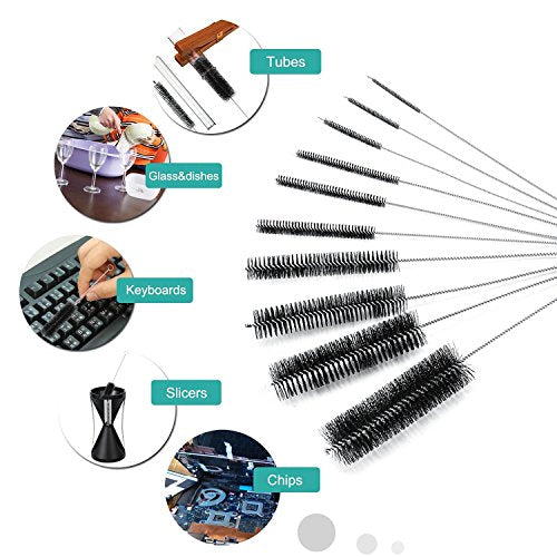 LOVEINUSA 10-Pack Straw Cleaner Brushes for Bottles & Straws
