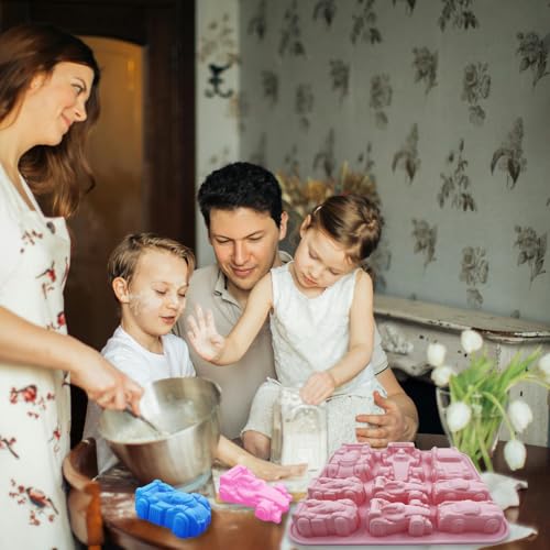 Racing Car Molds - 2 Pack 3D Silicone Baking Molds for Kids
