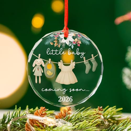 2026 Baby Announcement Ornament for Expecting Parents - Unique Keepsake