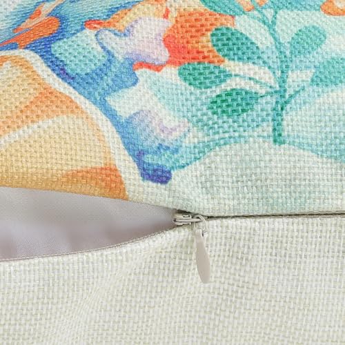Coastal Ocean Animal Throw Pillow Covers, Set of 4, 18x18"