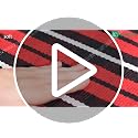 Christmas Door Mat Outdoor 24x51 Reversible Buffalo Check Rug - Red & Black