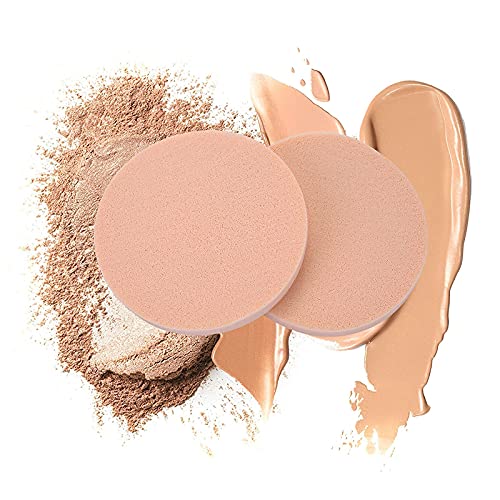 Molain Round Makeup Sponge Puffs 12-Piece Set for Liquid Foundation and Face Painting