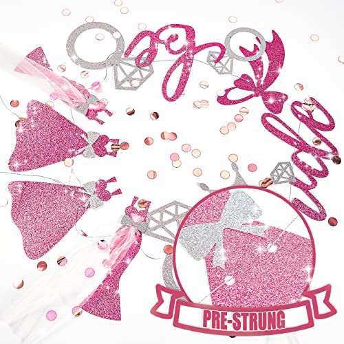 Rose Gold Bachelorette Banner & Diamond Garlands Set