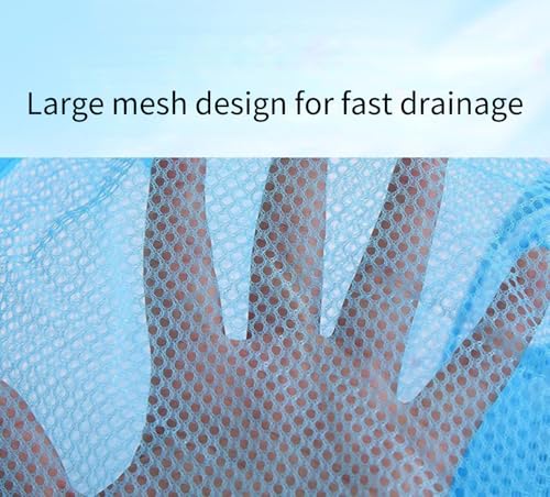 3-Tier Hanging Mesh Closet Organizer - Foldable Storage for Toys & Clothes