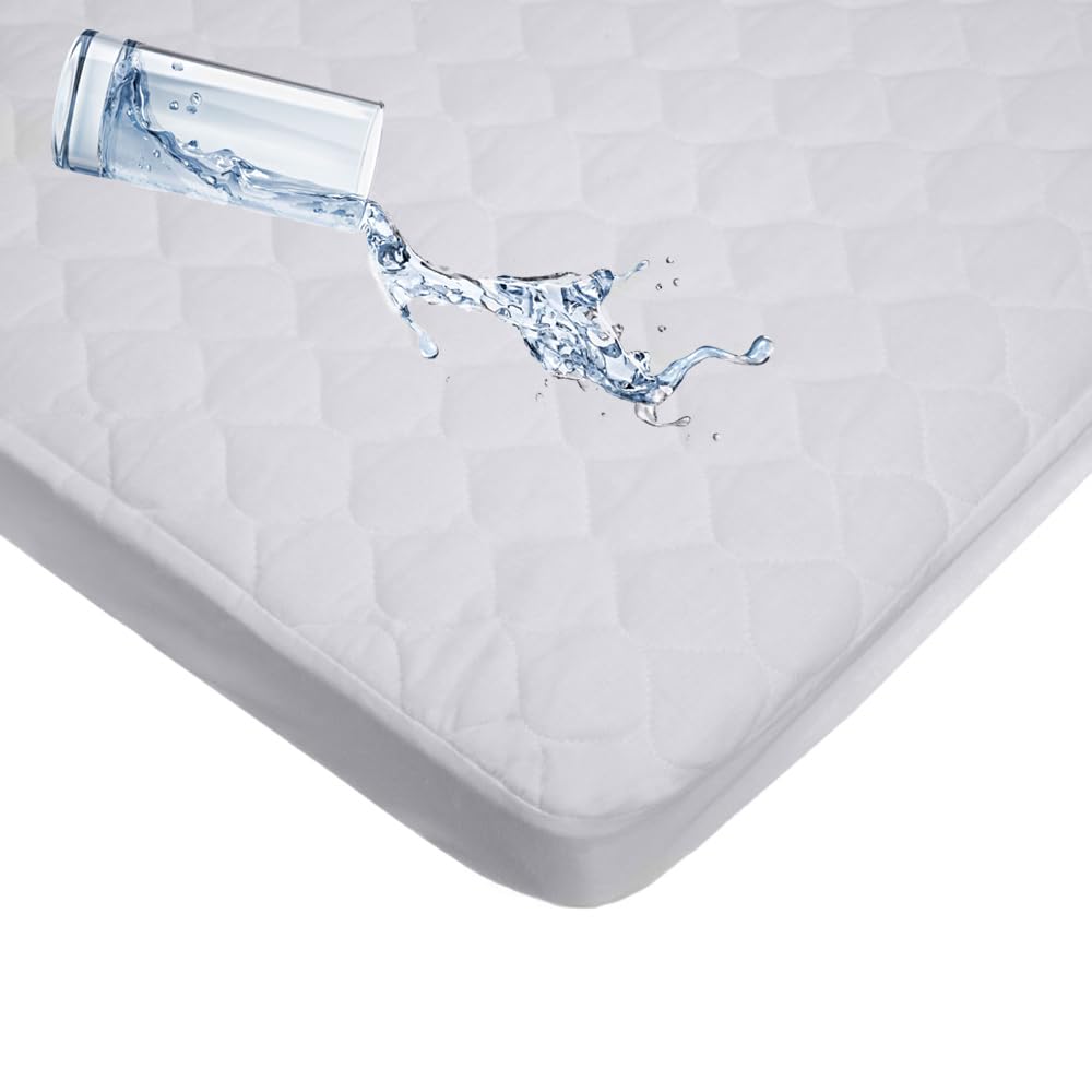 American Baby Company Waterproof Fitted Cradle/Bassinet Mattress Protector 33" x 15" - 100% Cotton Quilted Top, Noiseless, Ultra-Soft & Breathable Cradle/Bassinet Mattress Pad Cover