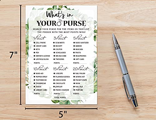 Bridal Shower Game Cards Tropical Jungle Theme 30-Pack