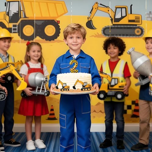 Construction Truck Number 2 Birthday Candle - Cake Topper
