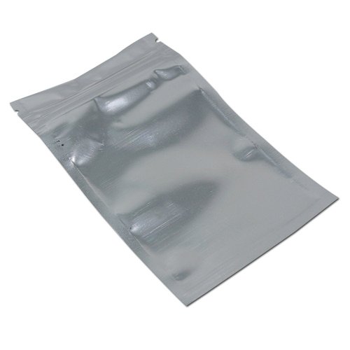 PABCK 1000 Pack 3.3x5.5 inch (Inside Size 3x4.3 inch) Clear Front Resealable Heat Seal Bags for Zip Bulk Food Storage Lock Bag Reclosable Airtight Foil Pouch Zipper Lock Packaging with Tear Notches