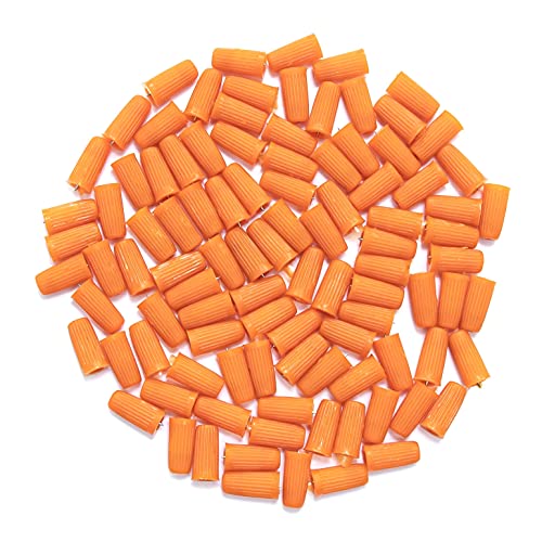AUEAR 100 Pack Eyelash Glue Bottle Plug Pins Plastic Sealer