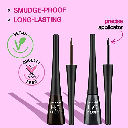 wet n wild H2O Proof Liquid Eyeliner Waterproof Black