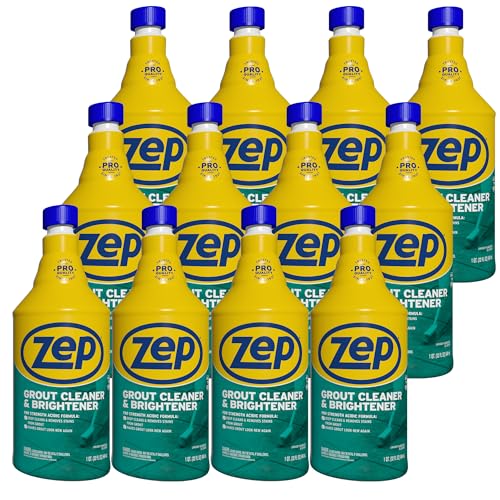 Zep Grout Cleaner and Brightener - 32 oz Pack of 1 for Tile & Grout