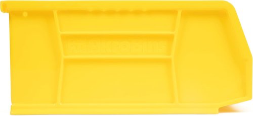 Hudson Exchange Plastic Stackable Storage Bin - Versatile Hanging Container, 5.5" x 4" x 3", Yellow