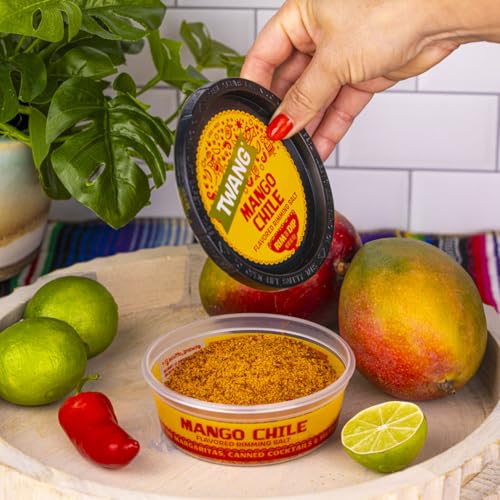 Twang Mango Chile Rimming Salt - 4 Ounce (Pack of 12) for Cocktails