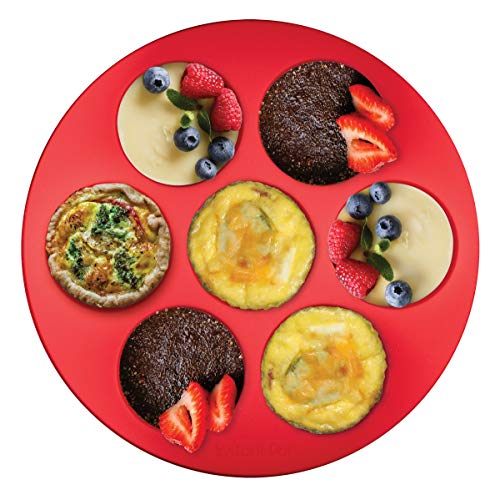 Instant Pot Silicone Egg Bites Pan with Lid - Non-Stick, BPA-Free